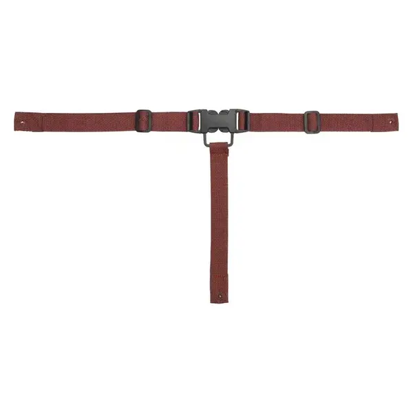 - CHH-4, High Chair Straps, Includes: 2 Pc Seat Belts & 1 Pc Center Strap, Garnet