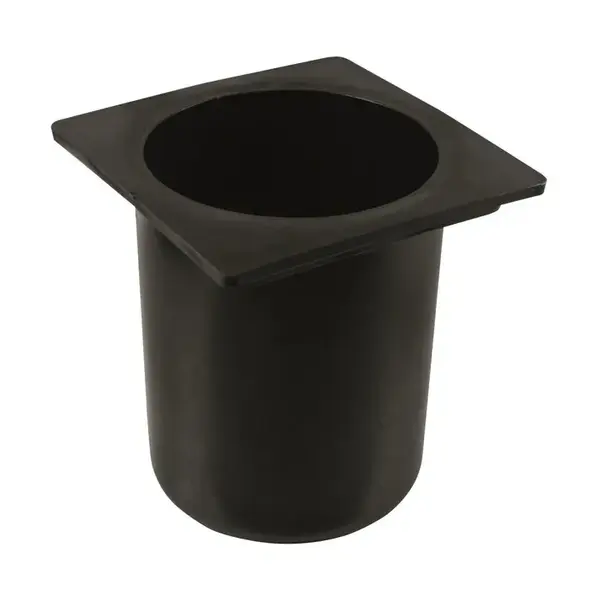- CR-2400, Round Black Polyethylene Bottle Well