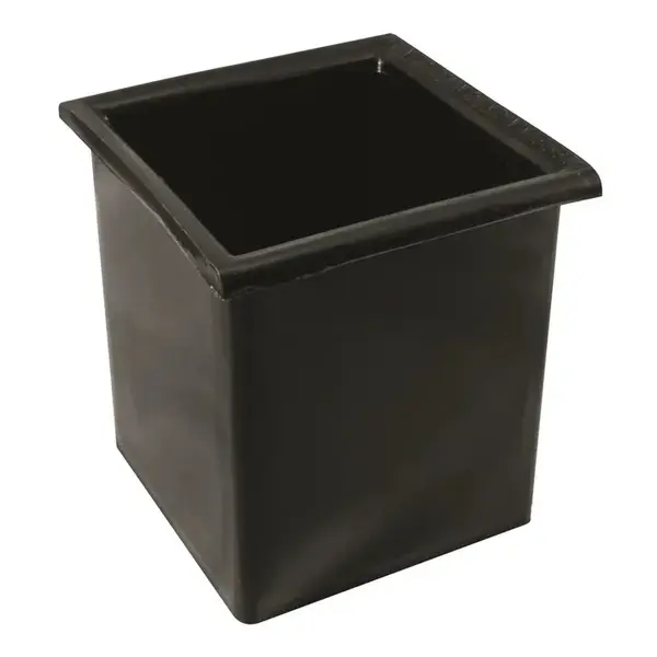- CR-2401, Bar Maid Square Black Polyethylene Bottle Well