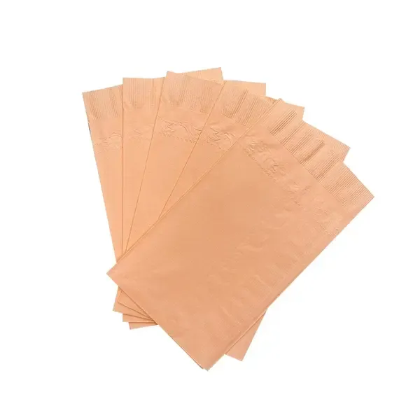 - CLOSEOUT - DNAPPB, 15x16-Inch Peach Dinner Napkins, 1000/CS