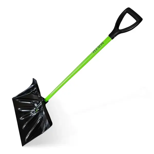 - P540-01145, 48-Inch Long Fiberglass Handle Snow Pusher Shovel with 17-Inch Wide Blade, EA