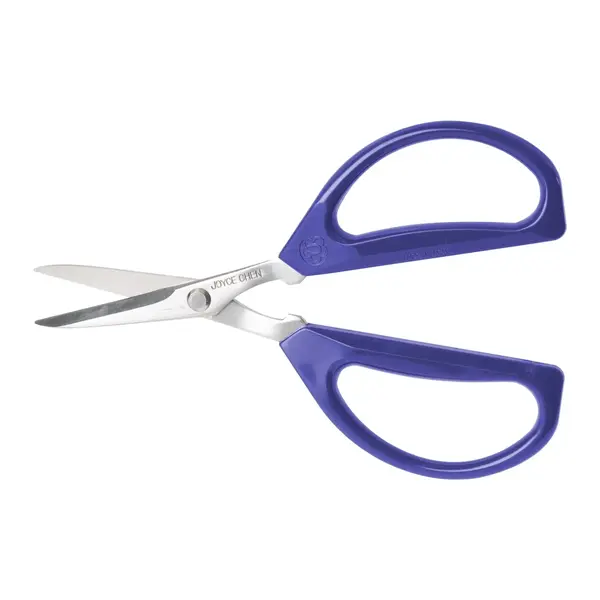- J51-0621, 6.3-Inch Joyce Chen Original Unlimited Kitchen Scissors with Blue Handles