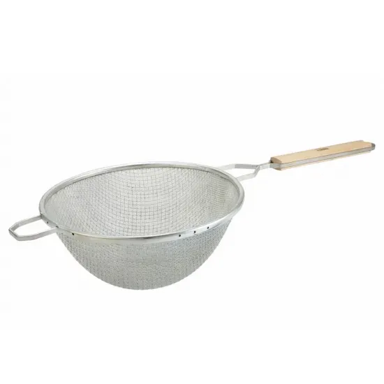 - MSTP-10DF, 10.25-Inch Double Fine Mesh Strainer with Plastic Handle