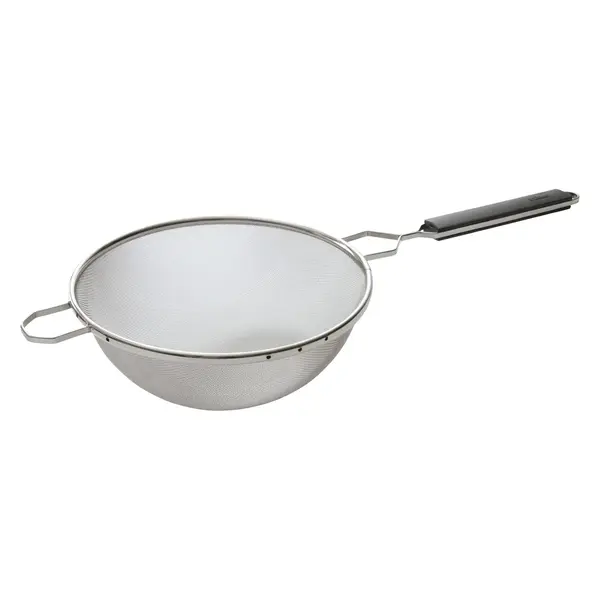 - MSTP-10SM, 10.25-Inch Single Medium Mesh Strainer with Plastic Handle