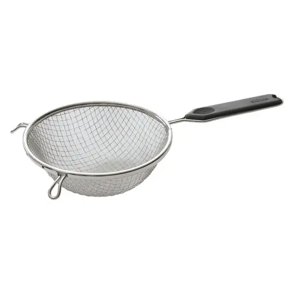 - MSTP-6DM, 6.25-Inch Double Medium Mesh Strainer with Plastic Handle