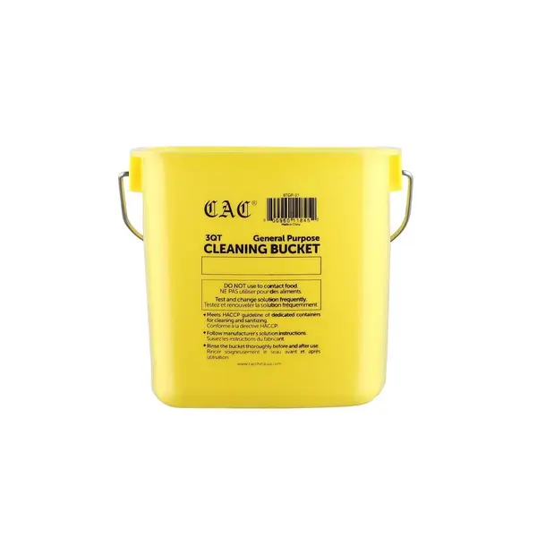 - PPL-3Y, 3 Qt. Yellow General Purpose Cleaning Bucket
