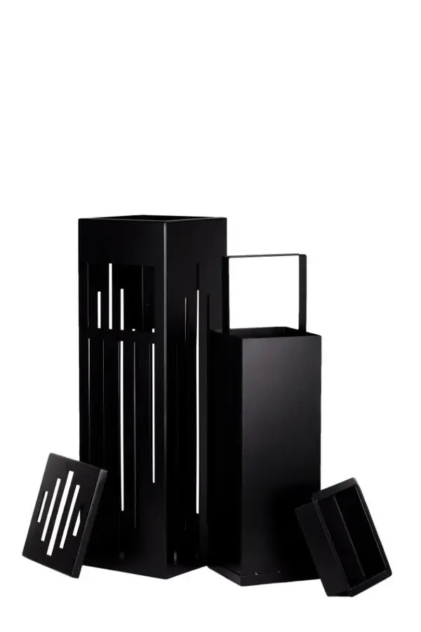 PWAG-15LB, 4-Gallon Black Powder Coated Ashtray