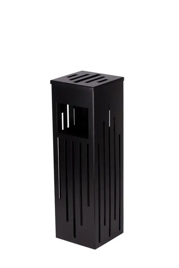 PWAG-15LB, 4-Gallon Black Powder Coated Ashtray