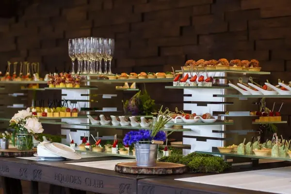 PWB4-2030S, 7.87-Inch Square Buffet Riser, Stainless Steel