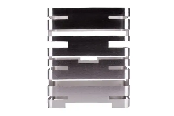 PWB4-2530S, 9.84-Inch Square Buffet Riser, Stainless Steel