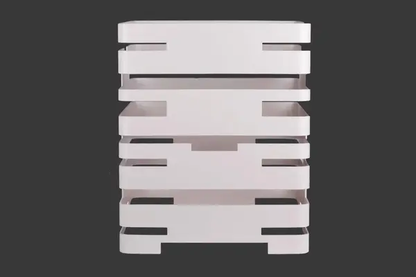 PWB4-2530W, 9.84-Inch Square Buffet Riser, White Powder Coated Steel