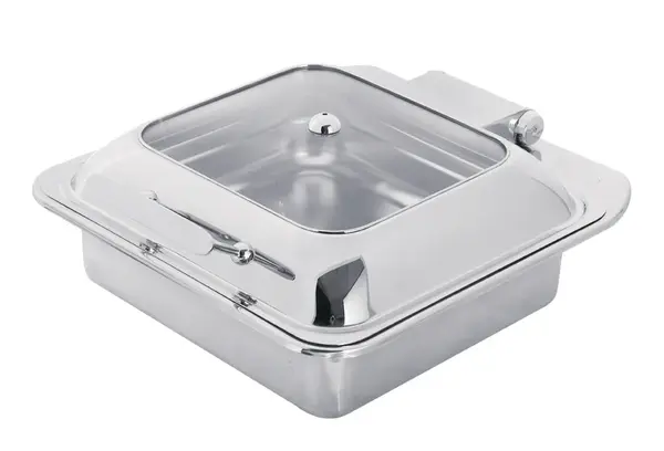 - PWI-602, 6-Quart Induction Square Chafing Dish with Glass Top, Drop-In (Discontinued)