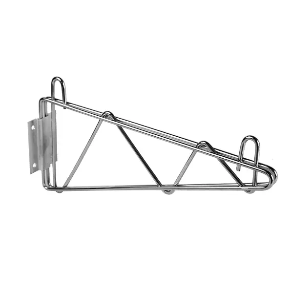 - SB-18, 18-Inch Chrome Wire Single Wall Bracket, NSF