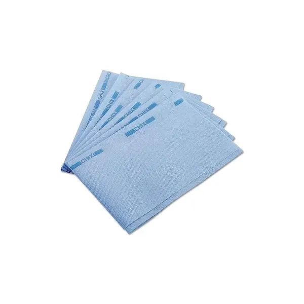 - SM 8232, 21x13-Inch Blue Heavy Duty Antimicrobial Wipe/Towel