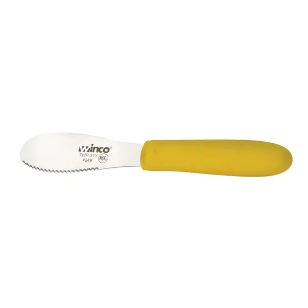 - TWP-31Y, 3.63x1.25-Inch Blade Sandwich Spreader with Yellow PP Handle
