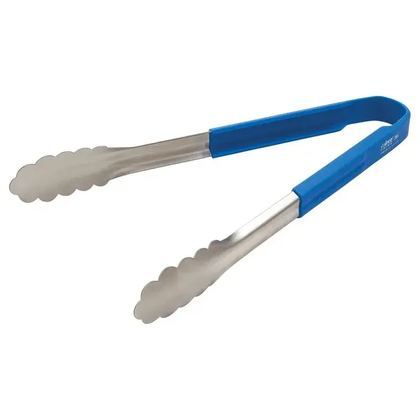 - UTSH-12B, 12-Inch Stainless Utility Tongs, Blue