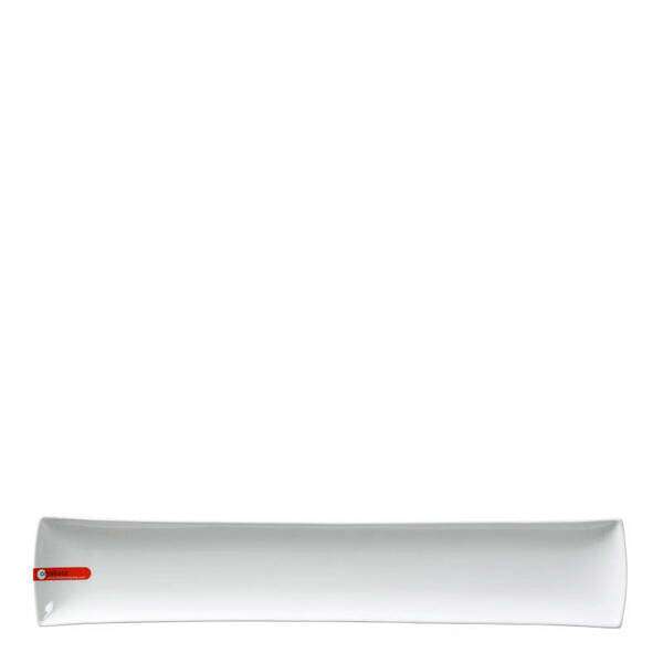 Miya X14000, 15.5"x3" White Rectangular Plate, 24/CS