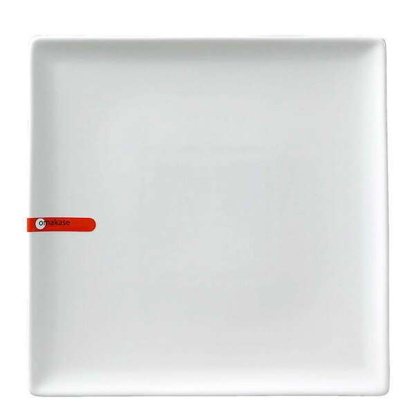 Miya X15006, 10" Square White Plate, 1 DZ (Discontinued)