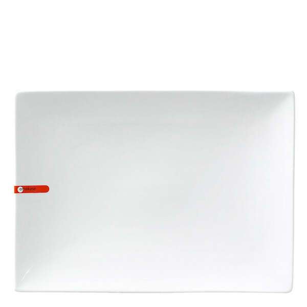 Miya X15016, 14.75"x10.75" White Rectangular Plate, 6/CS (Discontinued)