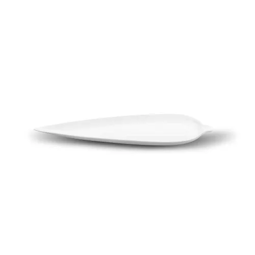Modern M86514, 14-Inch Leaf Porcelain Plate, EA