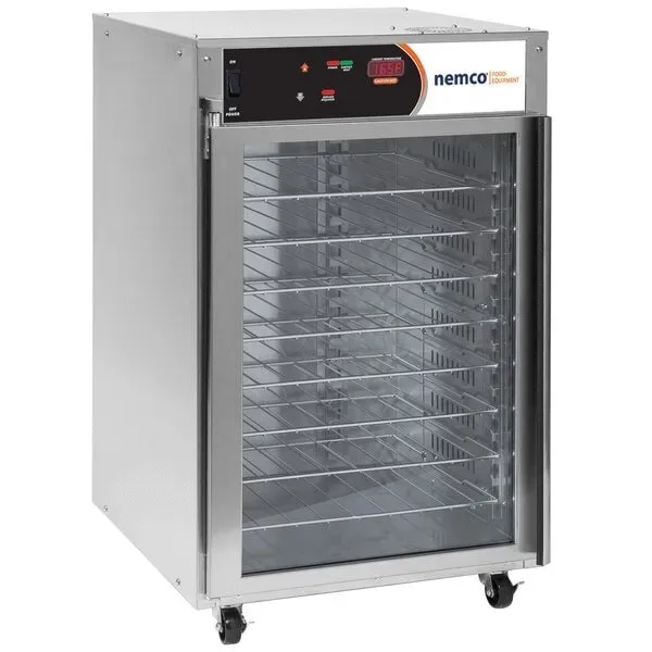 Nemco 6410, 8 Rack Free-Standing Pizza Holding Cabinet, 1230W