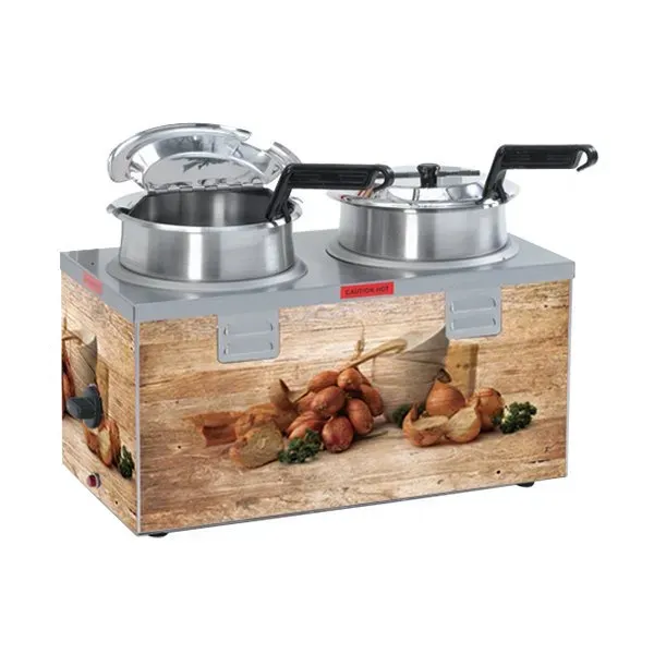 Nemco 6510A-2D4P, 4 Qt Double Well Soup Warmer, 1000W