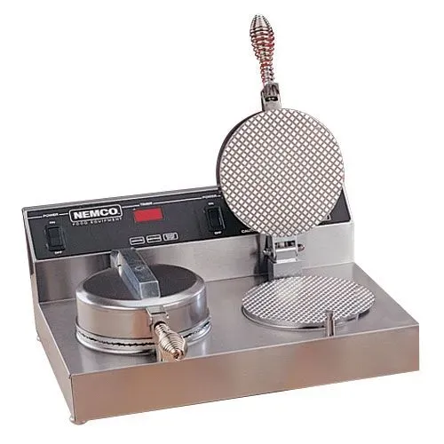 Nemco 7030A-2240, 19.5-inch Dual Grid Waffle Cone Maker, 240V