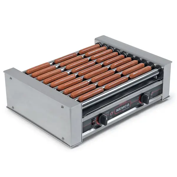 Nemco 8027, 27 Hot Dog Roller Electric Grill, ETL, UL, NSF