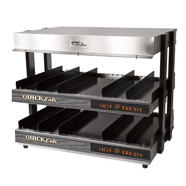 Nemco GS1300-24, 21-inch 2 Shelves Heated Merchandiser, 1500W (Discontinued)
