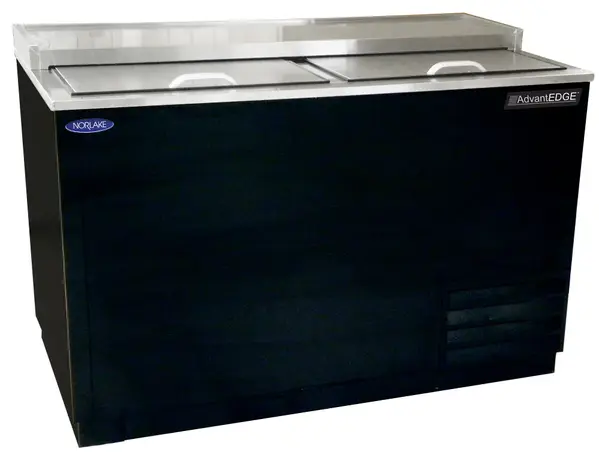 Nor-Lake AdvantEDGE NLGF50, 50-inch Glass Froster W/Stainless Steel Top and Sliding Covers