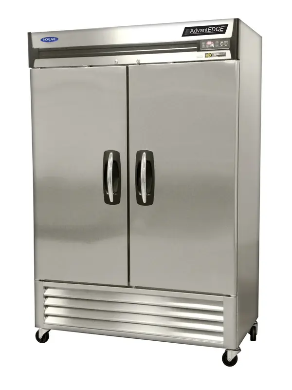 Nor-Lake AdvantEDGE Nor-Lake Advant EDGE NLR49-S, 2 Door Reach-in Refregirator with Vinyl Hygienic Shelves