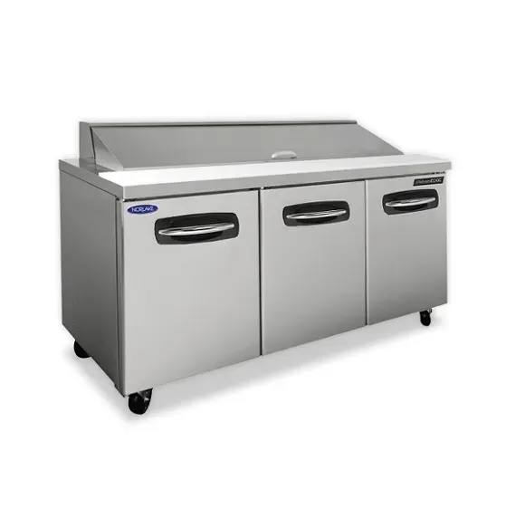 Nor-Lake AdvantEDGE NLSP27-8-001, 27-inch 1 Self-closing Door Sandwich Food Prep Refrigerator W/Drawers