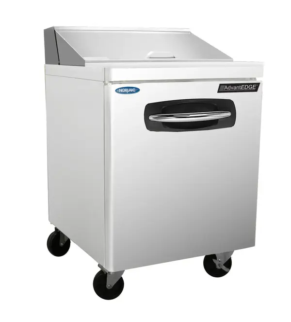 Nor-Lake AdvantEDGE NLSP27-8, 27-inch 1 Self-closing Door Sandwich Food Prep Refrigerator
