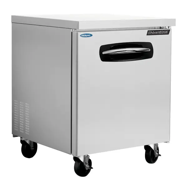 Nor-Lake AdvantEDGE NLUF27, 27-inch 1 Door Undercounter/Worktable Freezer