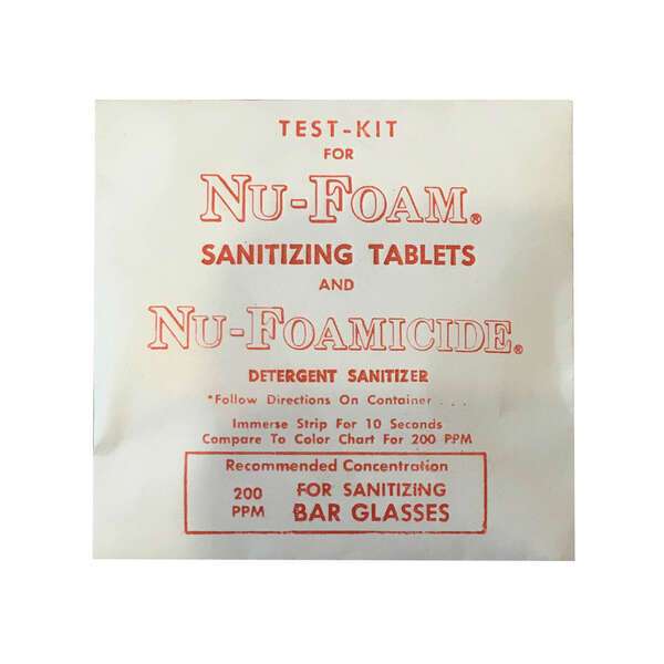 Nu-Foam 25-121, Test Kit for Sanitizing Tablets and Detergent
