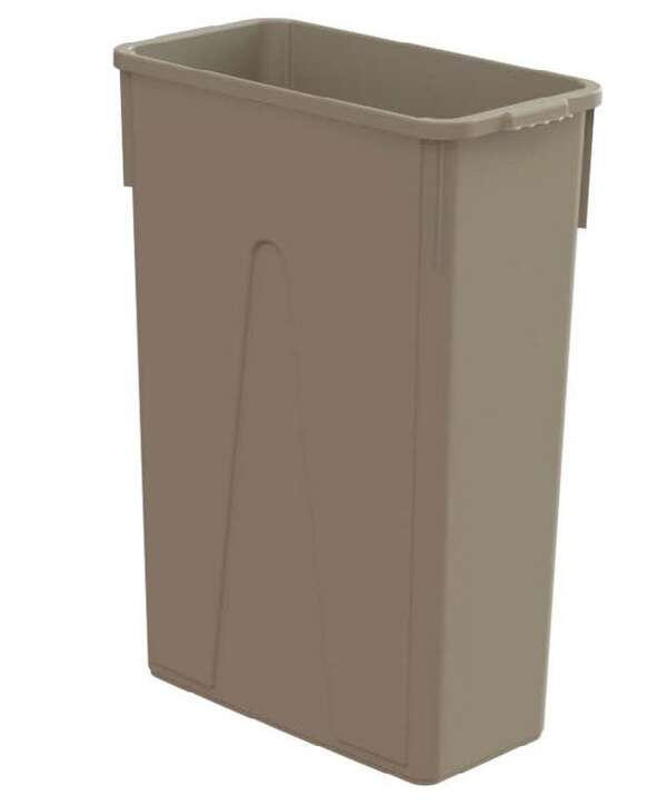 O'Cedar Commercial 23 Gal. Slim Container, Sand