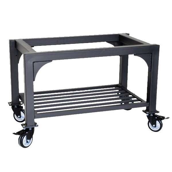 Omcan 23527, 46-inch Stand for Medium Outdoor Wood Burning Oven, Casters Included