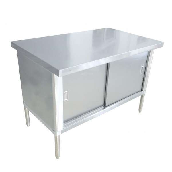 Omcan 28639, 30x48-inch 430 Stainless Steel Knock-Down Work Table