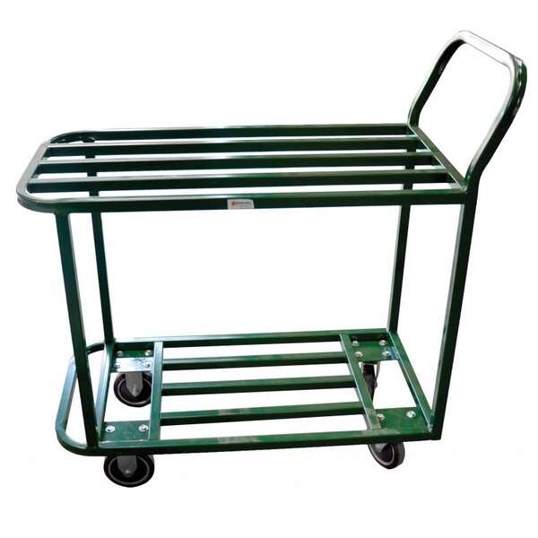 Omcan 31433, 39.25-inch Green Power Coated All Welded Stocking Cart