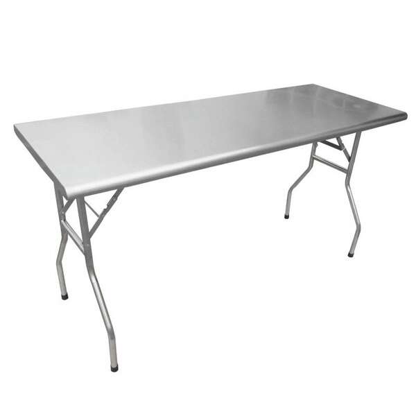 Omcan 41230, 24x60-inch Stainless Steel Folding Table