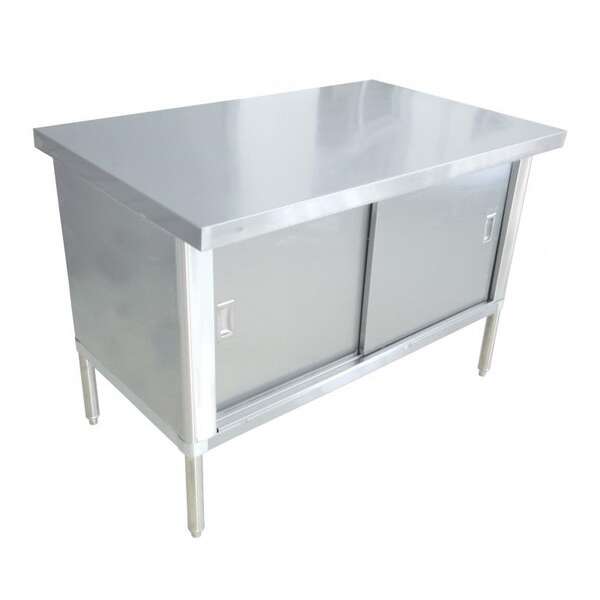 Omcan 43721, 30x72-inch 430 Stainless Steel Knock-Down Work Table