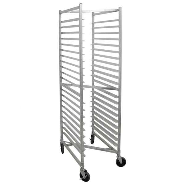 Omcan 44318, 20 Pans Aluminum Universal Pan Rack with 3-inch Spacing