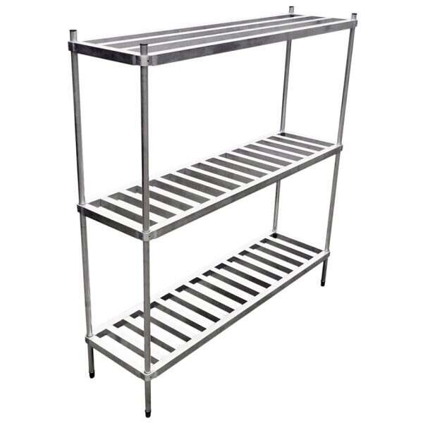 Omcan 44613, 42-inch 4 Keg Aluminum Rack