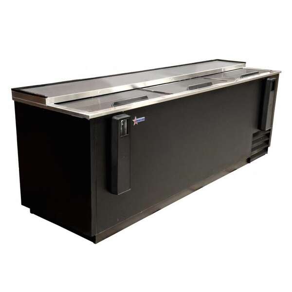 Omcan BB-CN-0026-HC, 95-inch Reach-In Beer Bottle Cooler, 25.8 Cu.Ft