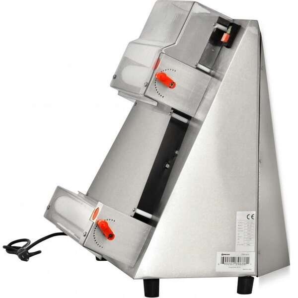 Omcan BE-CN-0400, 21-inch Stainless Steel Pizza Moulder with 16-inch Roller