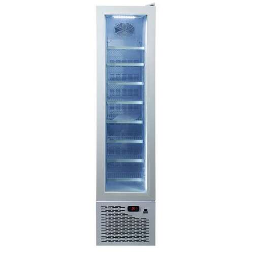Omcan FR-CN-0105, 16.5-inch 1 Glass Door Slim Display Freezer, 3.7 Cu.Ft