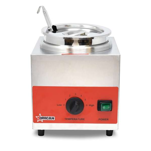 Omcan FW-CN-0004, 12-inch 3.5 Qt Countertop Stainless Steel Food Warmer