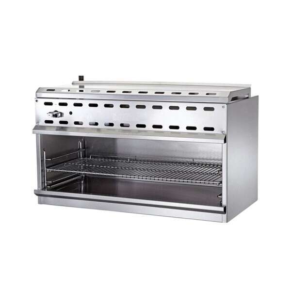 Omcan FW-CN-0048, 48-inch Natural Gas Infrared Cheese Melter, 40,000 BTU