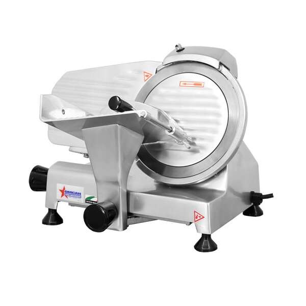 Omcan MS-CN-0220, 9-inch Carbon Steel Belt-Driven Meat Slicer