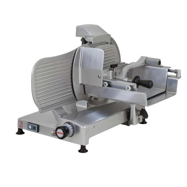 Omcan MS-IT-0350-H, 14-inch Blade S-Series Anodized Aluminum Gear-Driven Meat Slicer